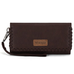 WG183-W048   Wrangler Whipstitch Wristlet Wallet