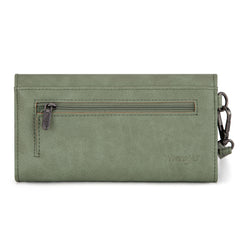 WG183-W048   Wrangler Whipstitch Wristlet Wallet