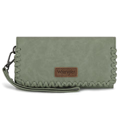 WG183-W048   Wrangler Whipstitch Wristlet Wallet