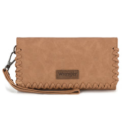 WG183-W048   Wrangler Whipstitch Wristlet Wallet