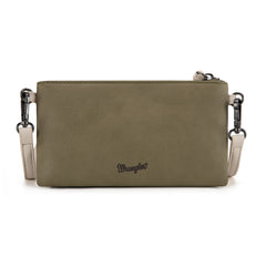 WG184-1813   Wrangler Crossbody Wallet Cardholder - Green