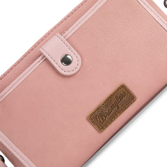 WG184-1813   Wrangler Crossbody Wallet Cardholder - Pink