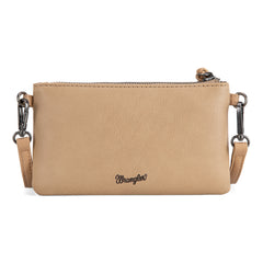 WG184-1813   Wrangler Crossbody Wallet Cardholder - Tan