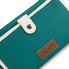 WG184-1813   Wrangler Crossbody Wallet Cardholder - Turquoise