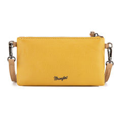 WG184-1813   Wrangler Crossbody Wallet Cardholder - Yellow