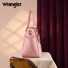 WG187-8318  Wrangler Carry-All Buckle Tote/Crossbody - Pink