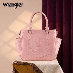 WG187-8318  Wrangler Carry-All Buckle Tote/Crossbody - Pink