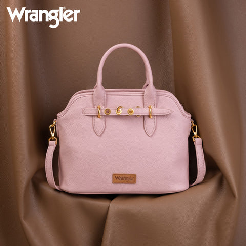 WG201-8012   Wrangler Top Handle Tote/Crossbody - Pink