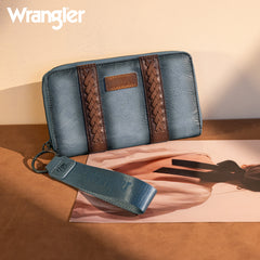 WG2208-W006  Wrangler Whipstitch Wallet/Wristlet - Jean