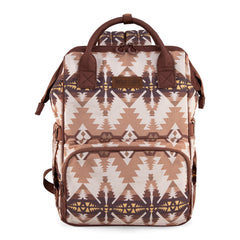 WG2210-9110  Wrangler Aztec Printed Callie Backpack - Tan