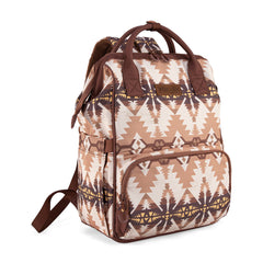 WG2210-9110  Wrangler Aztec Printed Callie Backpack - Tan