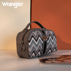 WG2211 -190 Wrangler Southwestern Pattern Print Multi Purpose/Travel Pouch - Grey