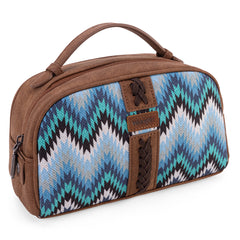 WG2211 -190 Wrangler Southwestern Pattern Print Multi Purpose/Travel Pouch - Jean