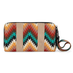 WG2211-W006  Wrangler Southwestern Art Print Wallet  -Black