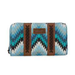 WG2211-W006  Wrangler Southwestern Art Print Wallet  -Jean