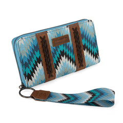 WG2211-W006  Wrangler Southwestern Art Print Wallet  -Jean