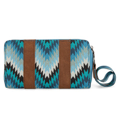 WG2211-W006  Wrangler Southwestern Art Print Wallet  -Jean