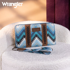 WG2211-W006  Wrangler Southwestern Art Print Wallet  -Jean