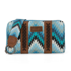 WG2211-W006  Wrangler Southwestern Art Print Wallet  -Jean