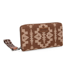 WG2212-W006  Wrangler Southwestern Art Print Wallet  -Brown