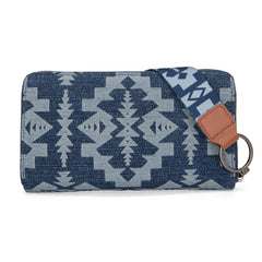 WG2212-W006  Wrangler Southwestern Art Print Wallet  -Jean