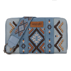 WG2214-W006  Wrangler Southwestern Embroidered Wallet  - JEAN