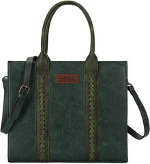 WG70-8317E  Wrangler Carry-All Tote/Crossbody - Dark Green