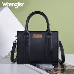 WG70S-8120   Wrangler Whipstitch Mini Tote/Crossbody - Black