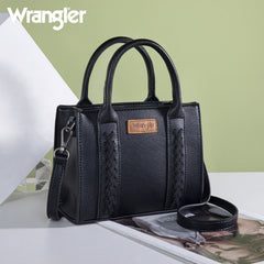 WG70S-8120   Wrangler Whipstitch Mini Tote/Crossbody - Black