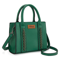 WG70S-8120   Wrangler Whipstitch Mini Tote/Crossbody - Dark Green