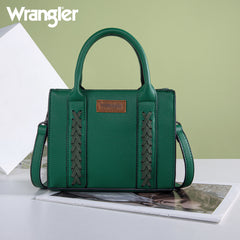 WG70S-8120   Wrangler Whipstitch Mini Tote/Crossbody - Dark Green