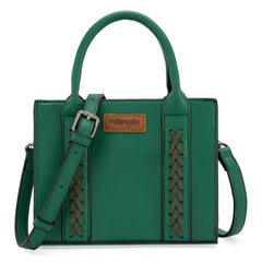 WG70S-8120   Wrangler Whipstitch Mini Tote/Crossbody - Dark Green