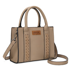 WG70S-8120   Wrangler Whipstitch Mini Tote/Crossbody - Khaki