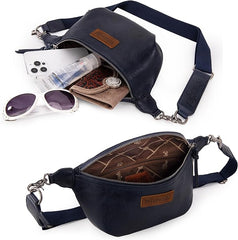 WG82-194  Wrangler Fanny Pack Belt Bag Sling Bag - Navy