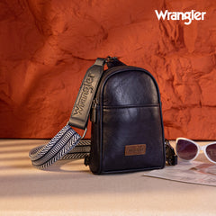 WG87-324 Wrangler Sling Bag/Crossbody/Chest Bag  - Blue