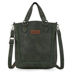 WG94G-9110  Wrangler Tote Convertible Backpack/Crossbody Bag - Green