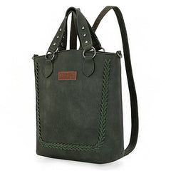 WG94G-9110  Wrangler Tote Convertible Backpack/Crossbody Bag - Green