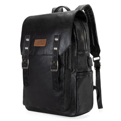 WG98-043  Wrangler Belt Buckle Laptop Backpack - Black