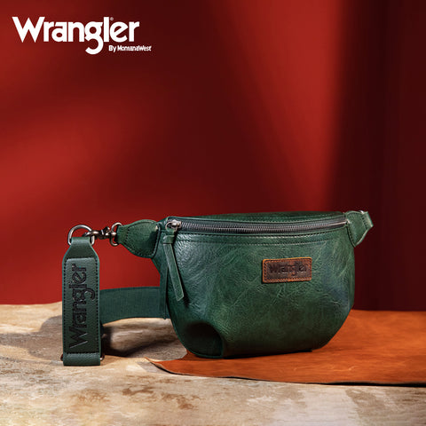 WG82-A194  Wrangler Fanny Pack Belt Bag Sling Bag -Green