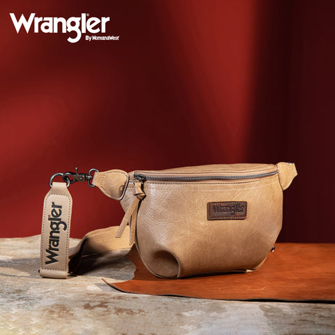 WG82-194  Wrangler Fanny Pack Belt Bag Sling Bag - Khaki