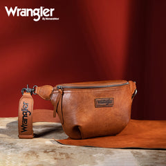 WG82-194  Wrangler Fanny Pack Belt Bag Sling Bag - Brown