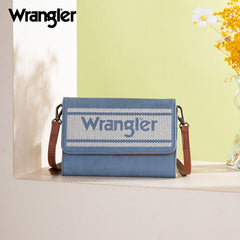 WG171-1833   Wrangler Logo Waxed Canvas Wallet/Crossbody