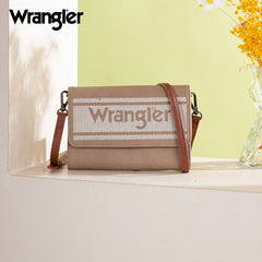 WG171-1833   Wrangler Logo Waxed Canvas Wallet/Crossbody