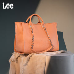 LEE46-345  LEE Top Handle/Chain Strap Wide Tote