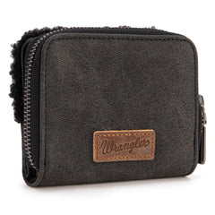 WG160-W014  Wrangler Sherpa  Bi-Fold Wallet -Black