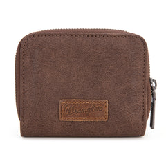 WG160-W014  Wrangler Sherpa  Bi-Fold Wallet -Coffee