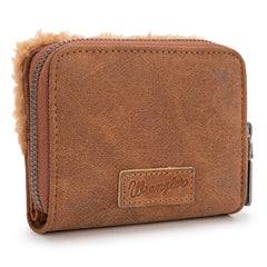 WG160-W014  Wrangler Sherpa Bi-Fold Wallet -Brown