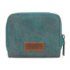 WG160-W014  Wrangler Sherpa  Bi-Fold Wallet -Turquoise