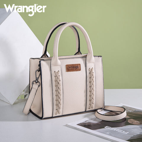 WG70S-8120   Wrangler Whipstitch Mini Tote/Crossbody - Beige