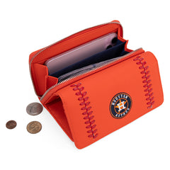 MLB-HA107  MLB Houston Astros Team Wallet/Wristlet